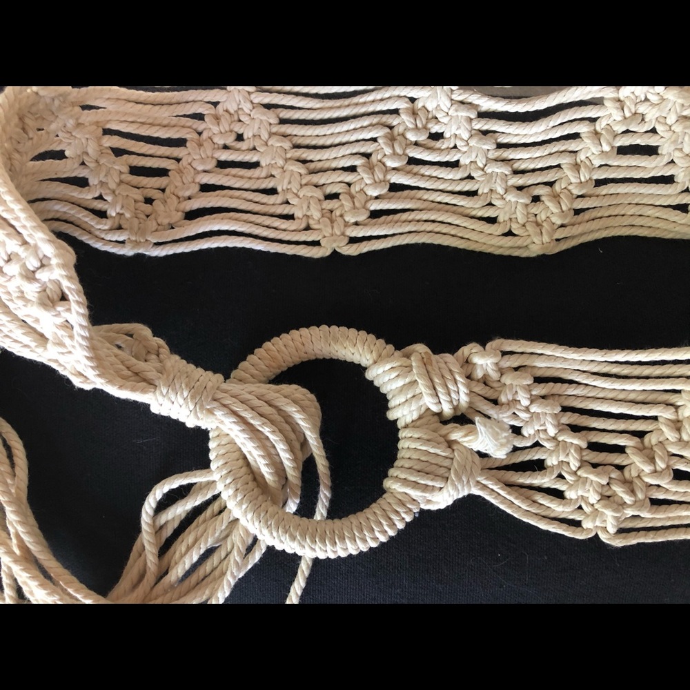 1970’s MACRAME HIPPIE CHIC BELT
